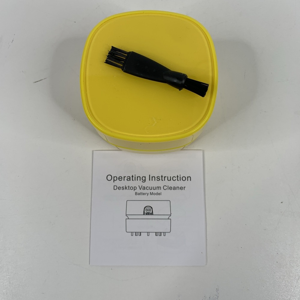 ODISTAR Desktop Vacuum Cleaner, Mini Table dust Sweeper Energy Yellow - Picture 10 of 11